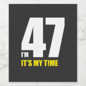 Etiket voor voedsel en drank (Enkel label)