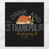 Etiket voor voedsel en drank (Enkel label)