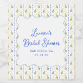 Etiket voor voedsel en drank (Enkel label)