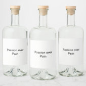 Etiket voor voedsel en drank (Flessen)