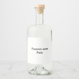 Etiket voor voedsel en drank