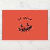 Etiket voor voedsel en drank (Enkel label)