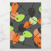 Etiket voor voedsel en dranken uit de middeleeuwen (Enkel label)