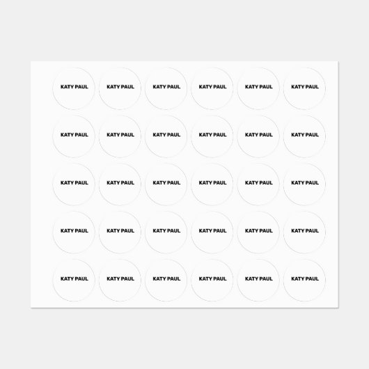 ETIKET VOOR witte TEXTUUR EENVOUDIG MINIMAAL TEKST Labels (Vel)