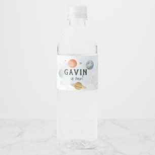 Etiket water buitenste ruimte