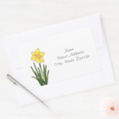 Etiket waterverf, pen en inkt (Envelop)