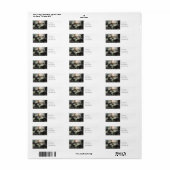Etiket wegwerpadres (Full Sheet)