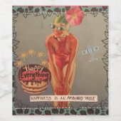 Etiket wijnfles (Enkel label)