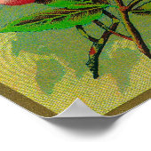 Etiket zoete bril poster (Hoek)