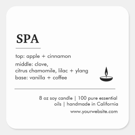 Etiket zwarte en witte bestanddelen (Voorkant)