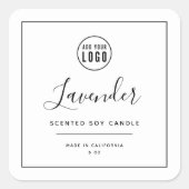 Etiket zwarte rand Logo toevoegen (Voorkant)