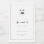 Etiket zwarte rand Logo toevoegen (Enkel label)