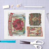 etiketten 18 10x15  ontkoppeling van voedsel tissuepapier (Craft)