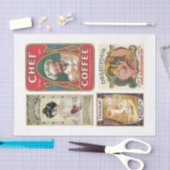 etiketten 20 10x15 ontkoppeling van voedsel tissuepapier (Craft)