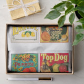 etiketten 21 10x15  ontkoppeling van voedsel tissuepapier (Geschenk)