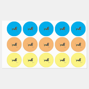Etiketten Dachshund Labels