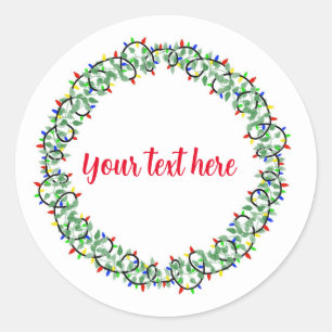 Etiketten kerst stickers