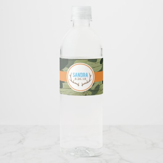Etiketten op waterflesjes voor herten (Voorkant)