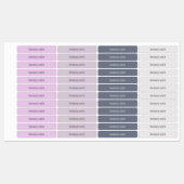 Etiketten van de Boho Girl School Name Labels (Vel)