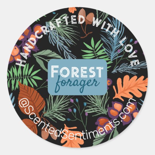 Etiketten van kaarsmakersproducten met een centrif (Voorkant)