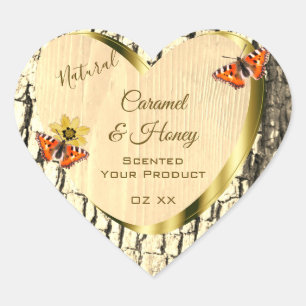 Etiketten van natuurbruin hout, korrelschors