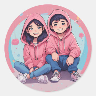 Etiketten van stickers