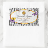 Etiketten van witte houtkorrel - Bark - Product to (Tas)