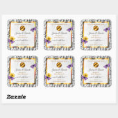 Etiketten van witte houtkorrel - Bark - Product to (Vel)