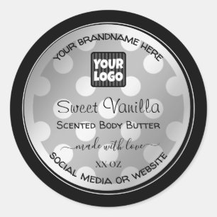 Etiketten voor aangepaste Logo-productverpakking S