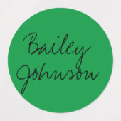 Etiketten voor aangepaste namen labels (Design 1)