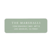 Etiketten voor aangepaste retouradressen (Voorkant)