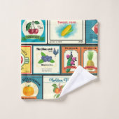 Etiketten voor  blik bad handdoek (Wasdoekje)