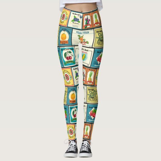 Etiketten voor  blik leggings (Voorkant)