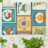 Etiketten voor  blik theedoek (Gevouwen)