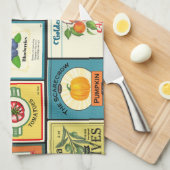 Etiketten voor  blik theedoek (Quarter Fold)