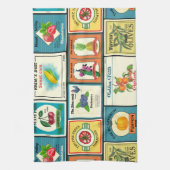 Etiketten voor  blik theedoek (Verticaal)