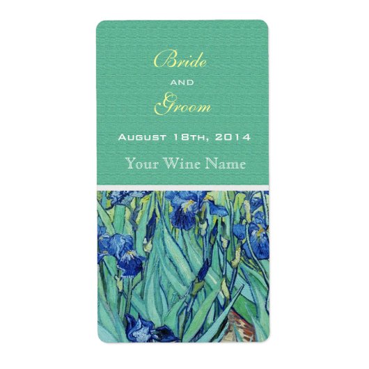 Etiketten voor fijne kerstwijn (Voorkant)