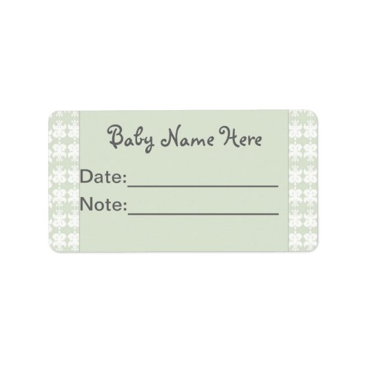 Etiketten voor flesjes (Voorkant)