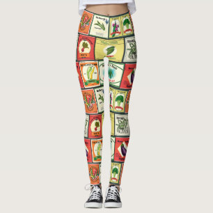 Etiketten voor  groenten en fruit leggings