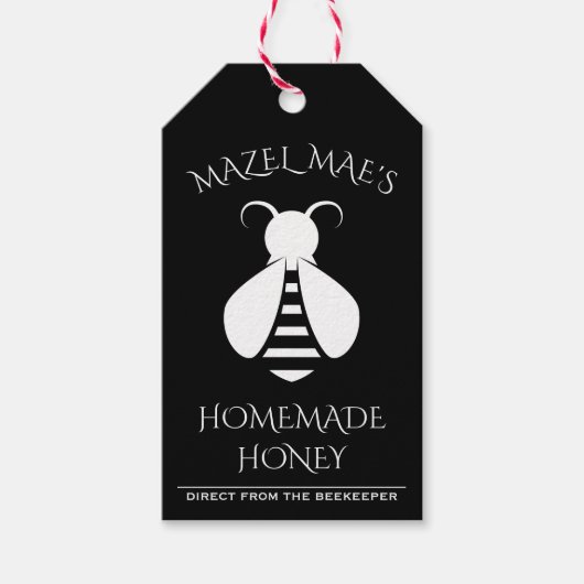 Etiketten voor honingbijen op maat cadeaulabel (Voorkant)