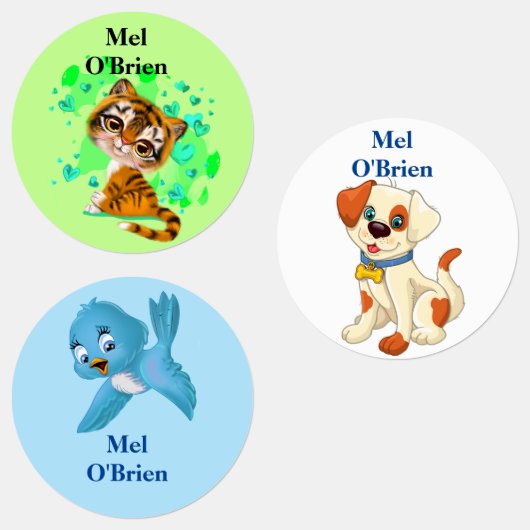 Etiketten voor kindernamen labels (Groep)