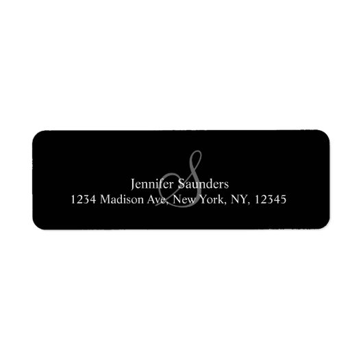 Etiketten voor monogram (Voorkant)