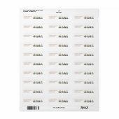 Etiketten voor retourzendingen van dierlijke Speel (Full Sheet)