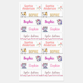 Etiketten voor waterdichte dieren op maat labels