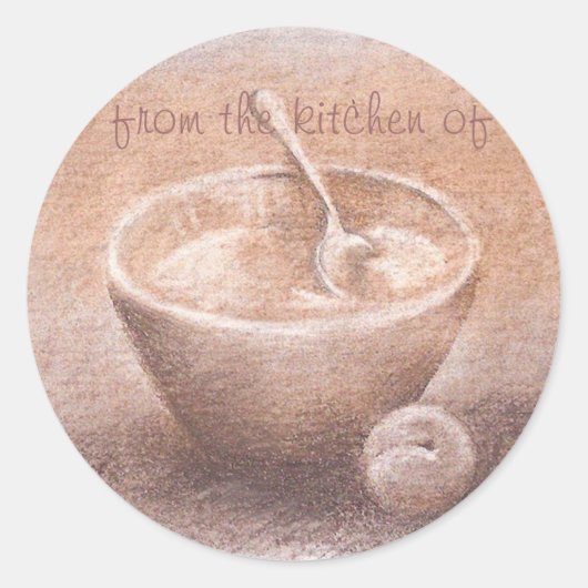 ETIKETTERING KARCOAL VAN DE KLANT VAN DE KLANT RONDE STICKER (Voorkant)