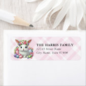 Etikettering van het het omslagadres van de Pasen  Etiket (Insitu)