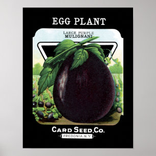 Etikettering van verpakkingsmateriaal voor eierpla poster