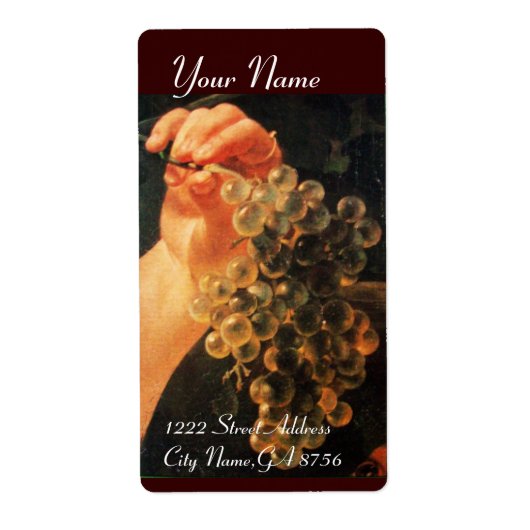 ETIKETTERS VAN DE OUDE DRUIVENWIJN ETIKET (Voorkant)