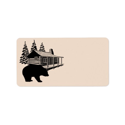ETIKETTERS VOOR GRIZISCH BEER LOG CABIN RETURN ADR ETIKET (Voorkant)