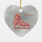 Étincelle Patinage sur glace ornement de Noël - ar (Dos)